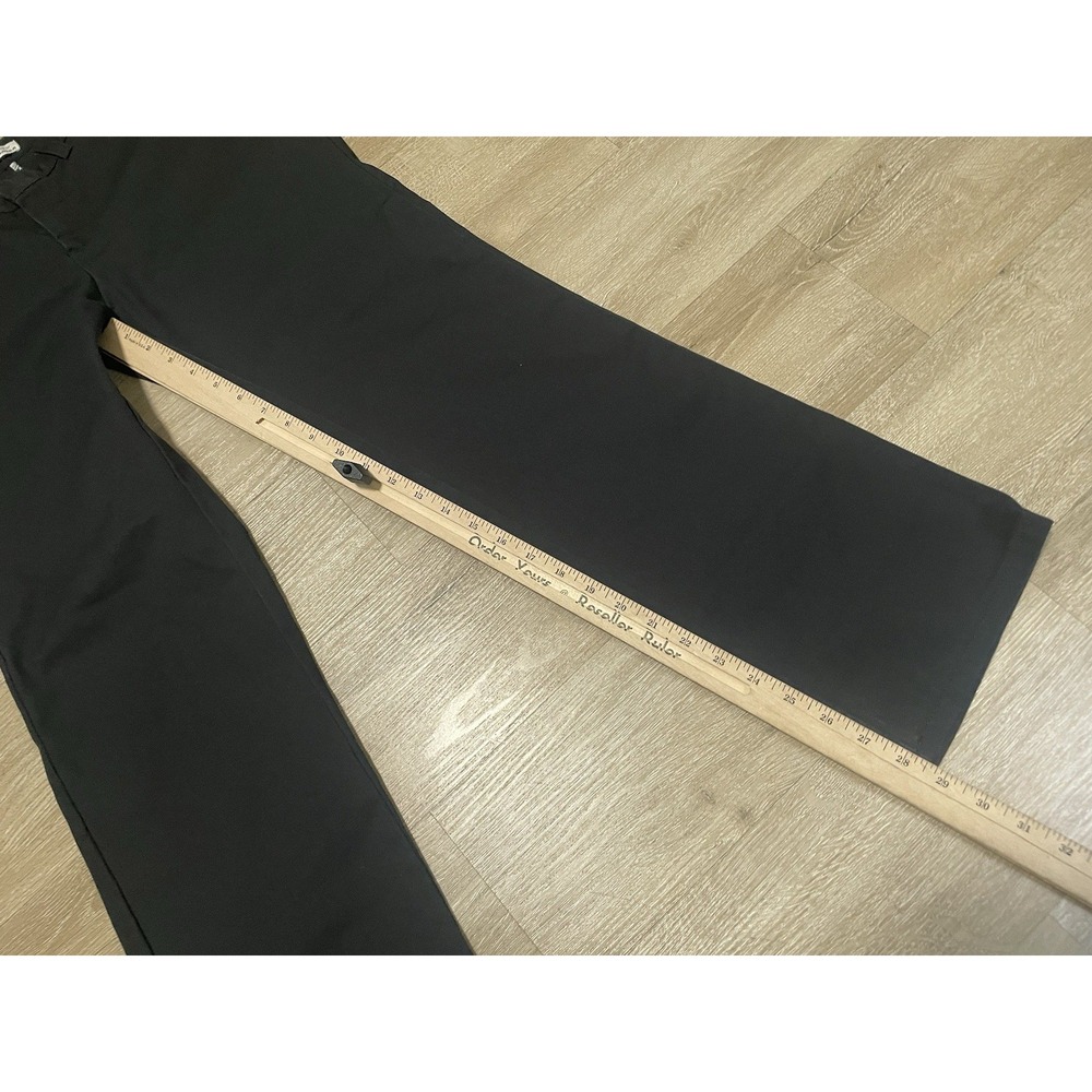 Dickies Black Crafted For Women's Pants Women's Sz 4 (30) Black Flat Front - Picture 7 of 9